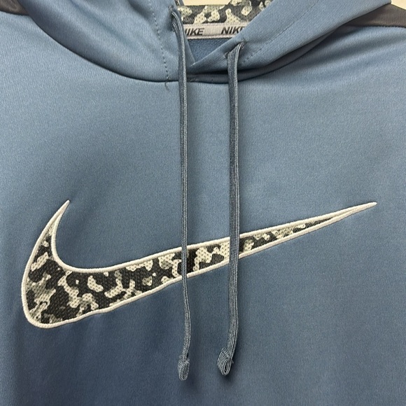 THERMA-FIT NIKE size M blue with military print - Picture 2 of 13